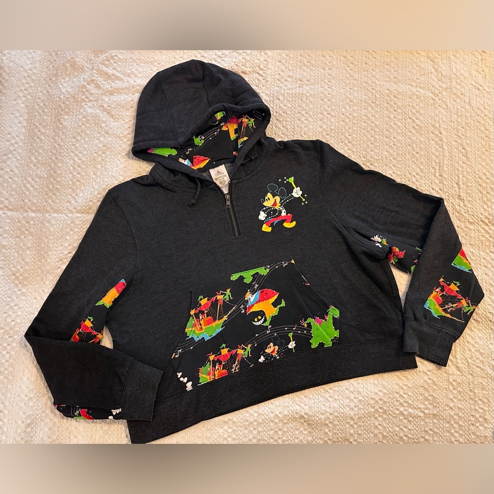 Disneyland 50th Anniversary Women's Mickey Mouse Graphic Hoodie